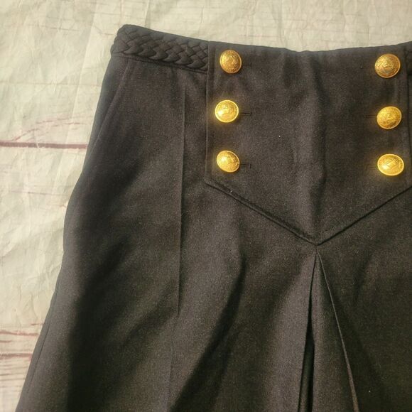 Rena Lange Wool Military Style Crop Pants Size 6 - Picture 3 of 5